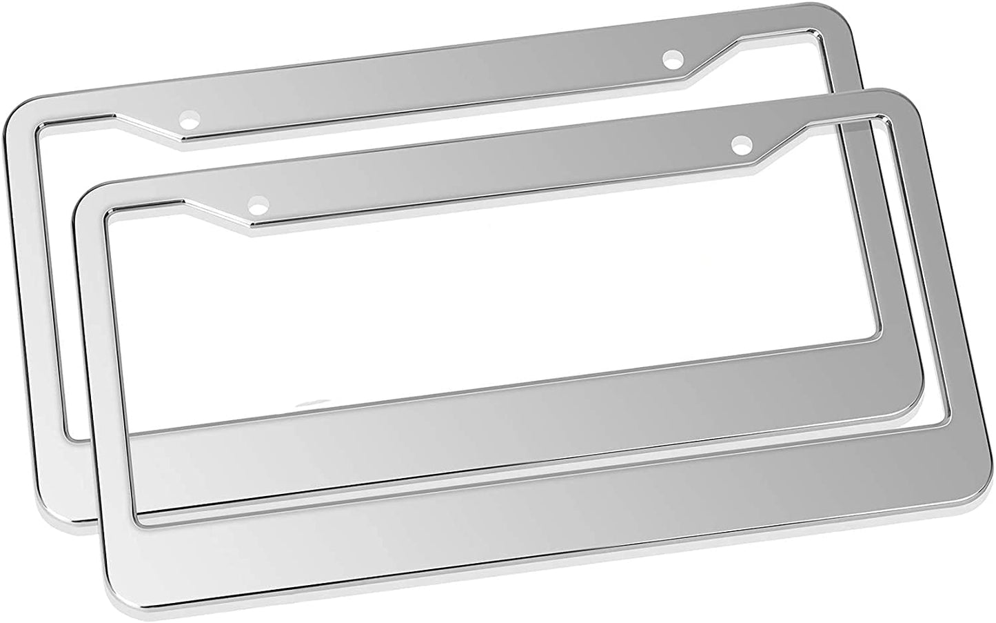 SAFUL Fit Toronto Maple Leafs License Plate Frames 2 Pack, Siliver Leafs License Plate Holder Tag Frames for All Cars,Rust-Proof regular