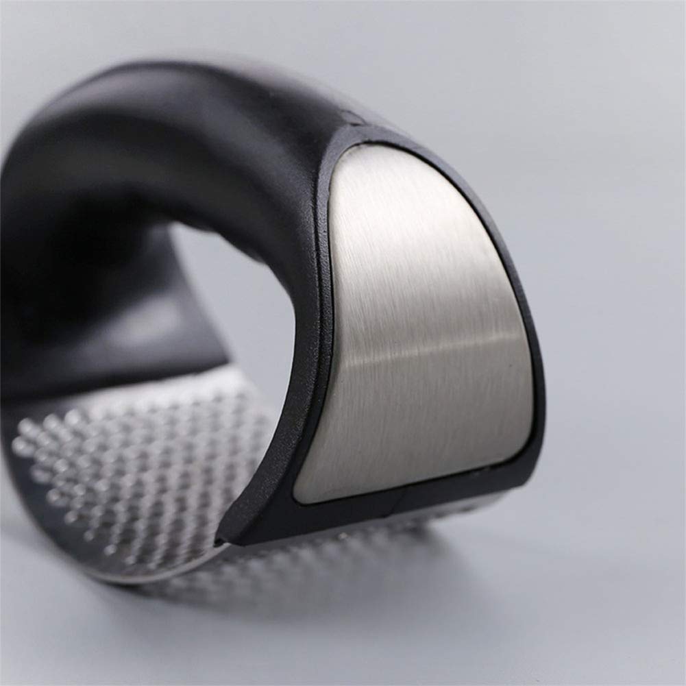 Garlic Press Rocker, Very Durable, has a Curved, Comfortable Handle Design That can be Easily Squeezed Even for People with Weak Grip or Small Hands