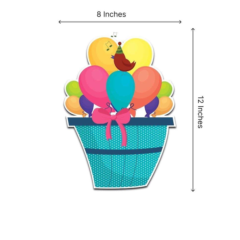 3X Birthday Cake Yard Signs with Stakes - 12x8 Outdoor Birthday Lawn Plastic Sign Decorations - Happy Birthday Decoration Party Supplies - Single-Sided Personalized Birthday Yard Signs for Party Décor
