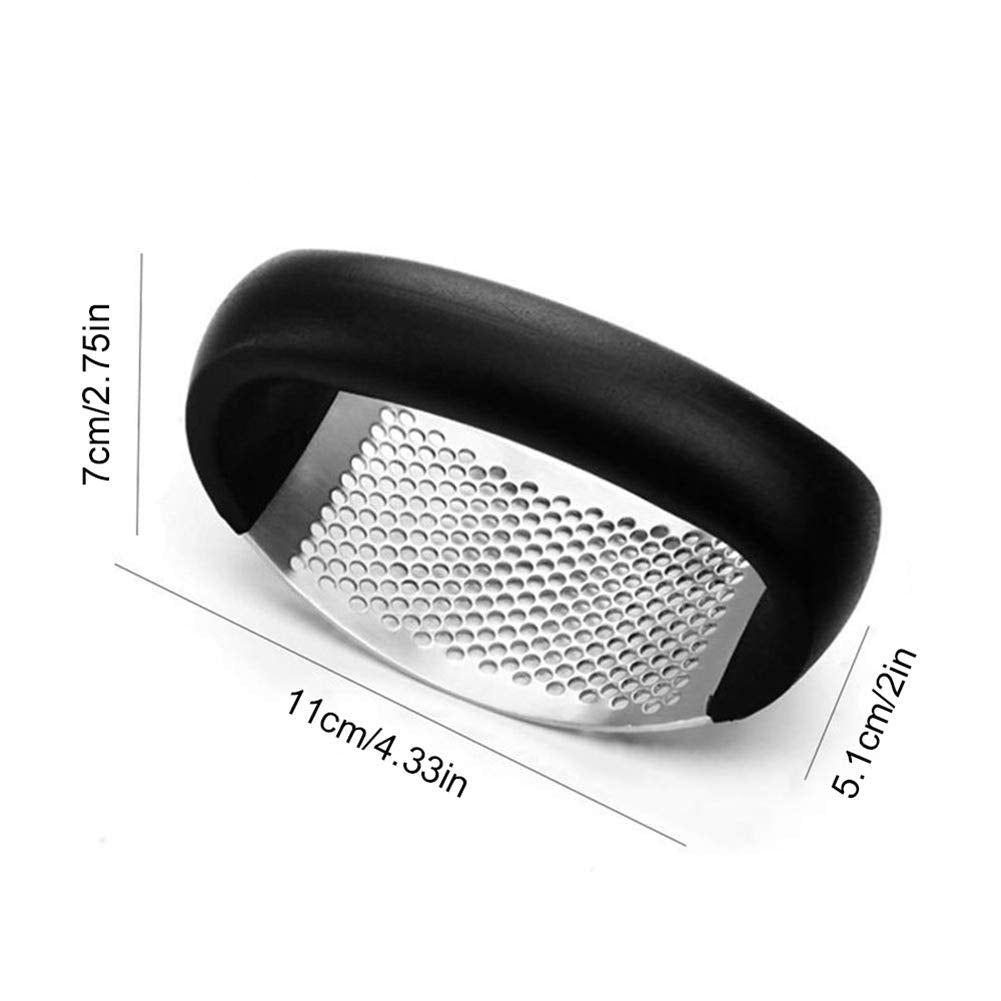 Garlic Press Rocker, Very Durable, has a Curved, Comfortable Handle Design That can be Easily Squeezed Even for People with Weak Grip or Small Hands