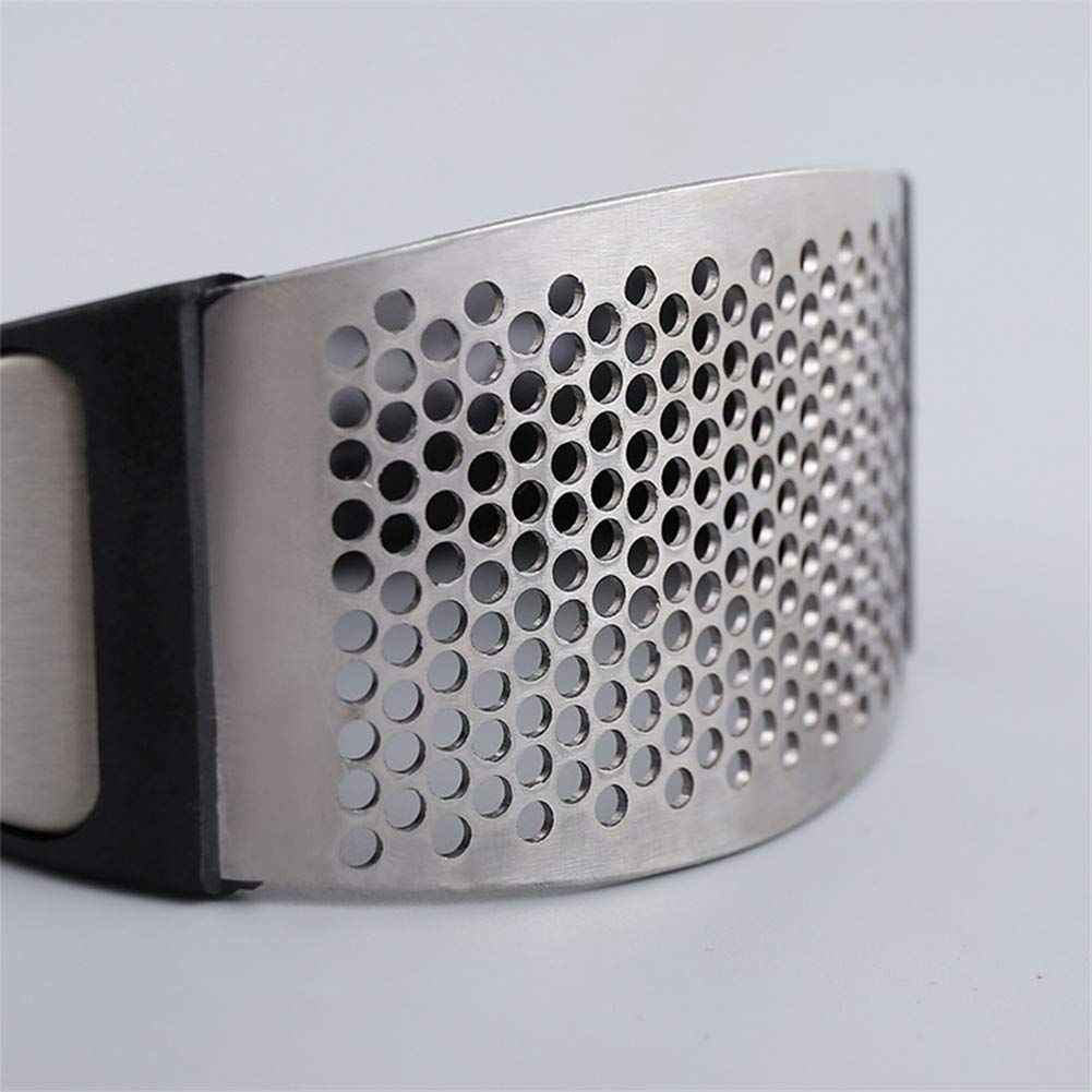 Garlic Press Rocker, Very Durable, has a Curved, Comfortable Handle Design That can be Easily Squeezed Even for People with Weak Grip or Small Hands