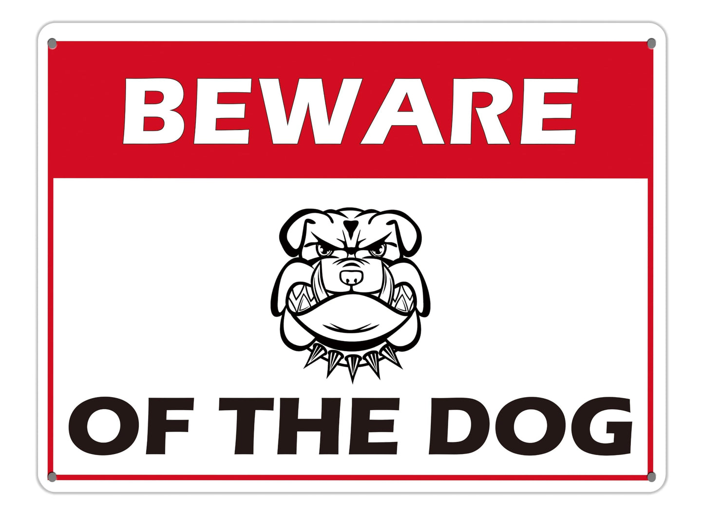 Beware of Dog Sign - German Shepherd Signs for Fence or Wall - Reflective Aluminum Metal Dangerous Dog Warning - Not Responsible for Injury Or Death - Warning Dog Sign for Home - Keep Gate Closed Sign